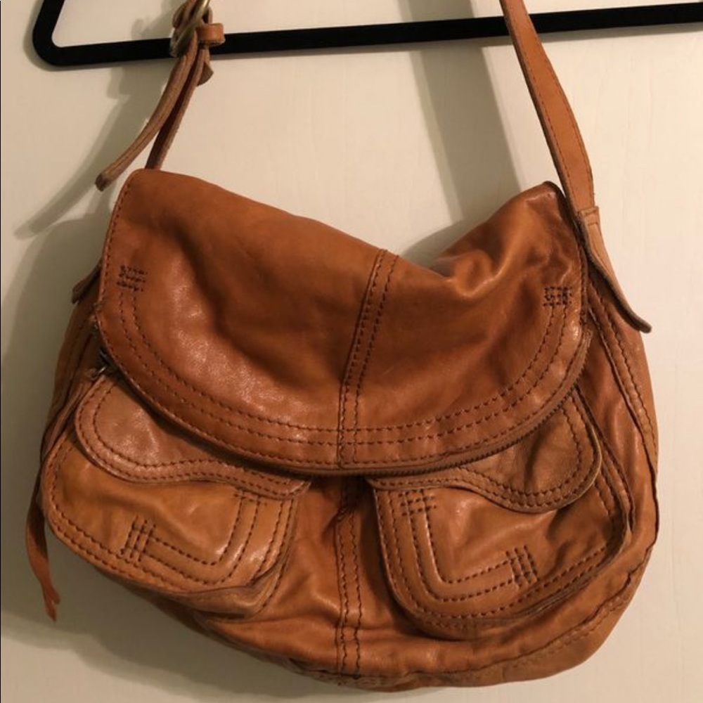Lucky Brand Leather Satchel Purse